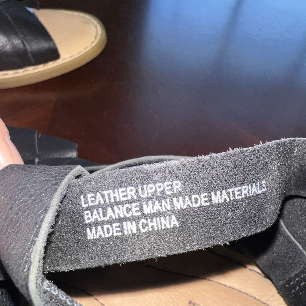 Born IWA Woven Leather Black Sandals Shoes Sz 7M Boho Beachy Resortwear Granola - Picture 14 of 15